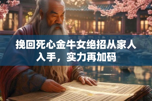 挽回死心金牛女绝招从家人入手，实力再加码