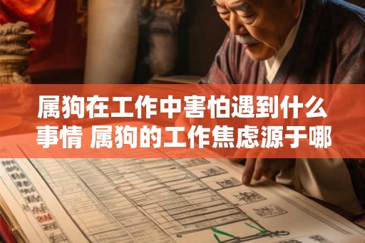 属狗在工作中害怕遇到什么事情 属狗的工作焦虑源于哪些原因