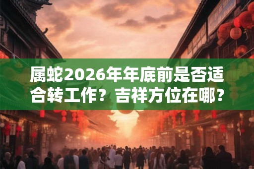 属蛇2026年年底前是否适合转工作？吉祥方位在哪？