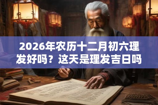 2026年农历十二月初六理发好吗？这天是理发吉日吗？