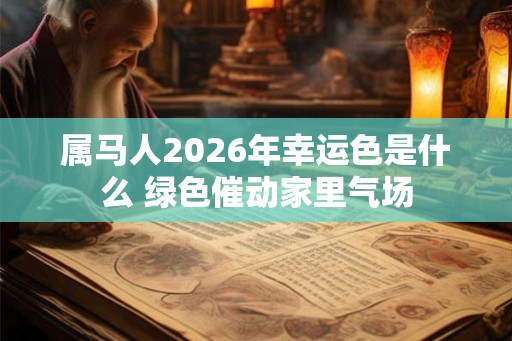 属马人2026年幸运色是什么 绿色催动家里气场
