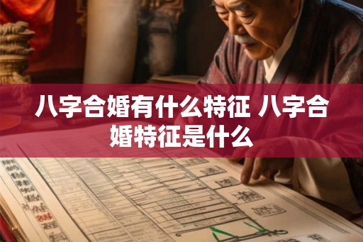 八字合婚有什么特征 八字合婚特征是什么 八字合婚有什么特征 八字合婚特征是什么