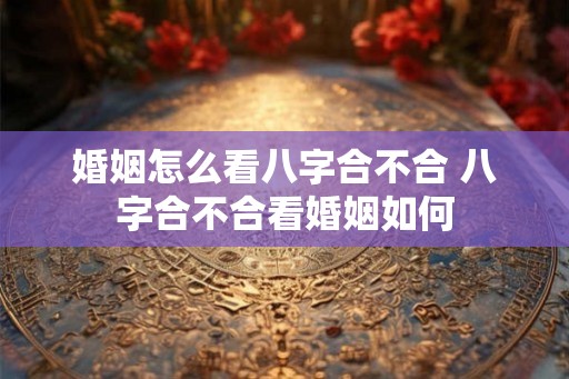 婚姻怎么看八字合不合 八字合不合看婚姻如何