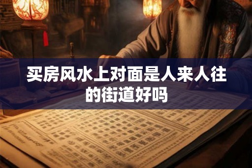 买房风水上对面是人来人往的街道好吗
