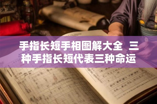 手指长短手相图解大全 三种手指长短代表三种命运 手指长短手相图解大全 三种手指长短代表三种命运