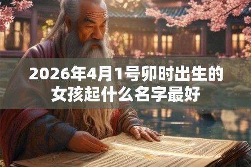 2026年4月1号卯时出生的女孩起什么名字最好 2026年4月1号卯时出生的女孩起什么名字最好