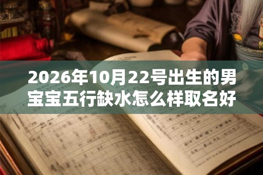2026年10月22号出生的男宝宝五行缺水怎么样取名好