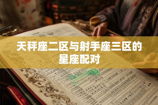 天秤座二区与射手座三区的星座配对 天秤座二区与射手座三区的星座配对