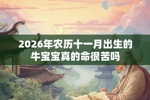 2026年农历十一月出生的牛宝宝真的命很苦吗