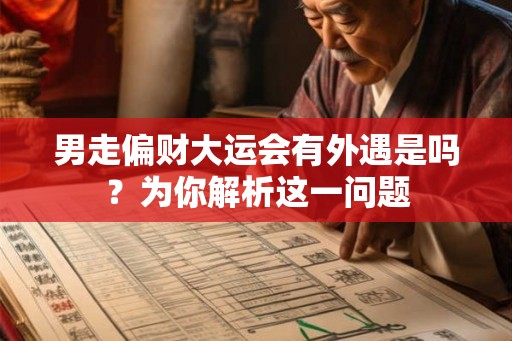 男走偏财大运会有外遇是吗?为你解析这一问题 男走偏财大运会有外遇是吗?为你解析这一问题