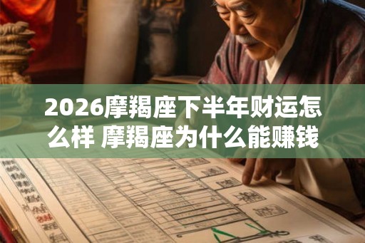2026摩羯座下半年财运怎么样 摩羯座为什么能赚钱 2026摩羯座下半年财运怎么样 摩羯座为什么能赚钱