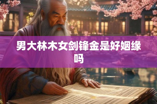 男大林木女剑锋金是好姻缘吗