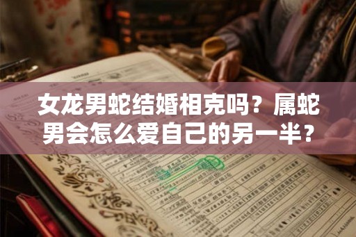 女龙男蛇结婚相克吗？属蛇男会怎么爱自己的另一半？