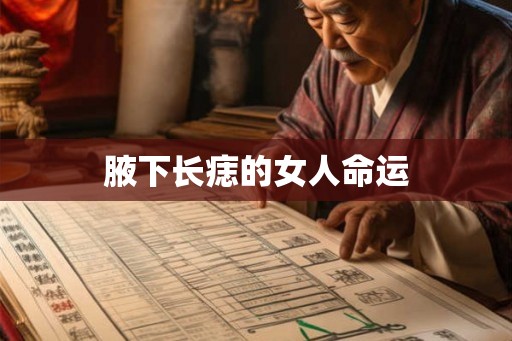 腋下长痣的女人命运