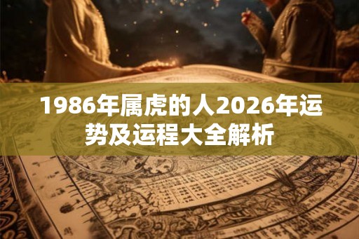 1986年属虎的人2026年运势及运程大全解析