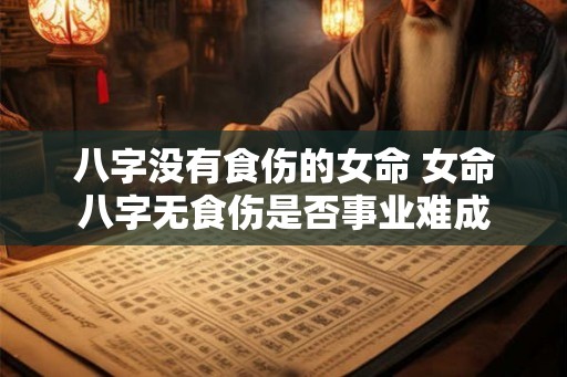 八字没有食伤的女命 女命八字无食伤是否事业难成