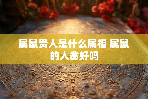属鼠贵人是什么属相 属鼠的人命好吗
