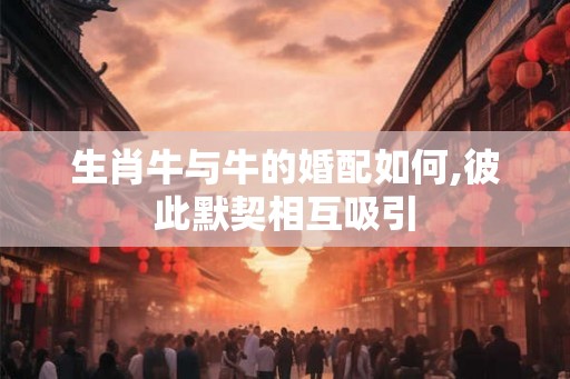 生肖牛与牛的婚配如何,彼此默契相互吸引