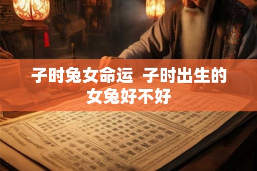 子时兔女命运  子时出生的女兔好不好