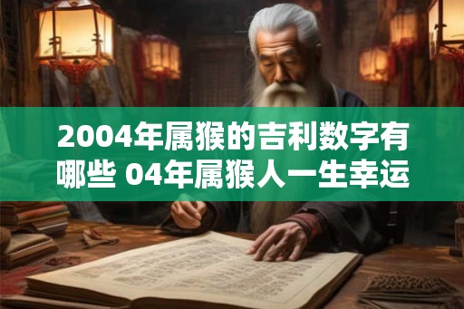 2004年属猴的吉利数字有哪些 04年属猴人一生幸运数字 2004年属猴的吉利数字有哪些 04年属猴人一生幸运数字