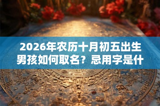 2026年农历十月初五出生男孩如何取名？忌用字是什么？