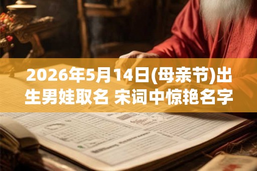 2026年5月14日(母亲节)出生男娃取名 宋词中惊艳名字