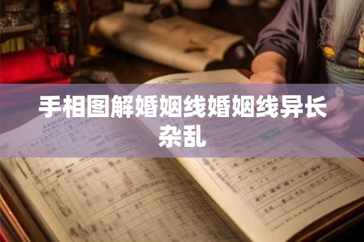 手相图解婚姻线婚姻线异长杂乱