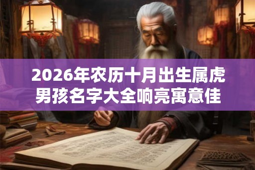 2026年农历十月出生属虎男孩名字大全响亮寓意佳