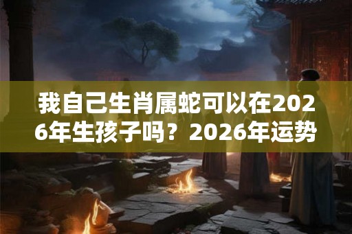 我自己生肖属蛇可以在2026年生孩子吗?2026年运势如何? 我自己生肖属蛇可以在2026年生孩子吗?2026年运势如何?