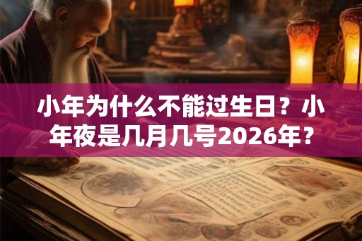 小年为什么不能过生日？小年夜是几月几号2026年？