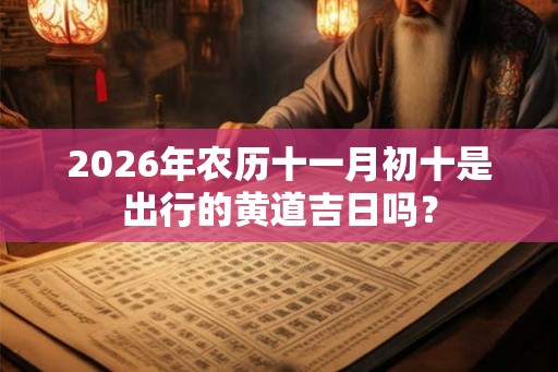 2026年农历十一月初十是出行的黄道吉日吗? 2026年农历十一月初十是出行的黄道吉日吗?