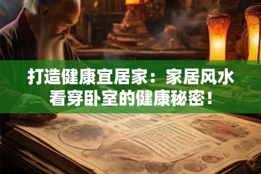 打造健康宜居家：家居风水看穿卧室的健康秘密！