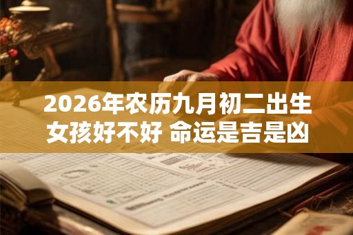 2026年农历九月初二出生女孩好不好 命运是吉是凶