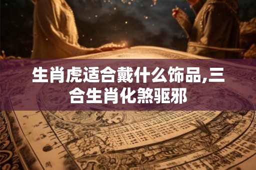 生肖虎适合戴什么饰品,三合生肖化煞驱邪