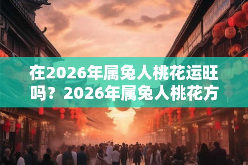 在2026年属兔人桃花运旺吗？2026年属兔人桃花方位