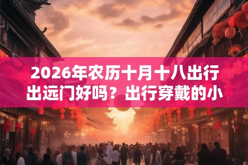 2026年农历十月十八出行出远门好吗？出行穿戴的小贴士
