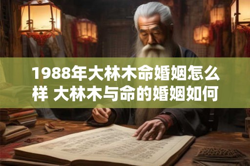 1988年大林木命婚姻怎么样 大林木与命的婚姻如何