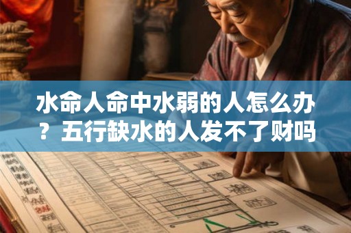 水命人命中水弱的人怎么办？五行缺水的人发不了财吗