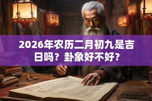 2026年农历二月初九是吉日吗？卦象好不好？