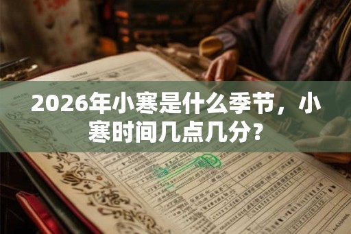 2026年小寒是什么季节，小寒时间几点几分？