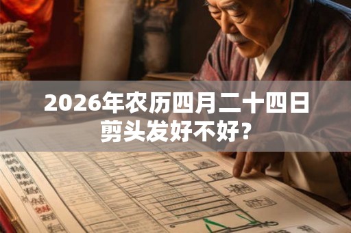 2026年农历四月二十四日剪头发好不好？