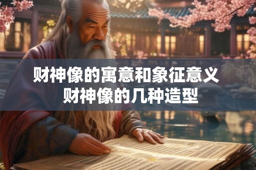 财神像的寓意和象征意义  财神像的几种造型