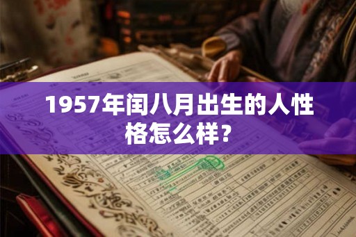 1957年闰八月出生的人性格怎么样？