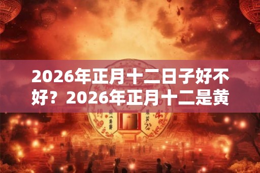 2026年正月十二日子好不好？2026年正月十二是黄道吉日吗？