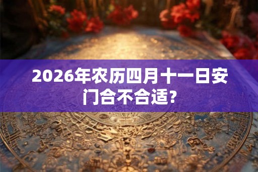 2026年农历四月十一日安门合不合适？