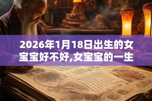 2026年1月18日出生的女宝宝好不好,女宝宝的一生运程