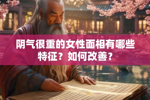 阴气很重的女性面相有哪些特征？如何改善？