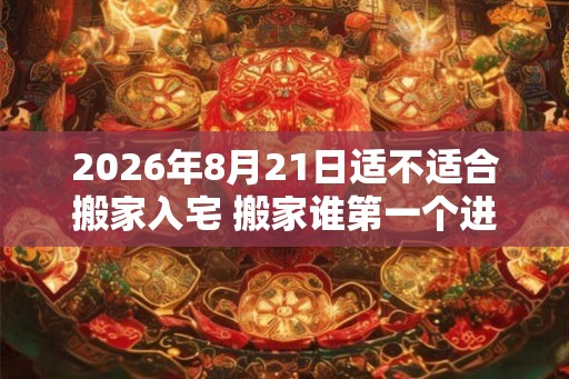 2026年8月21日适不适合搬家入宅 搬家谁第一个进门