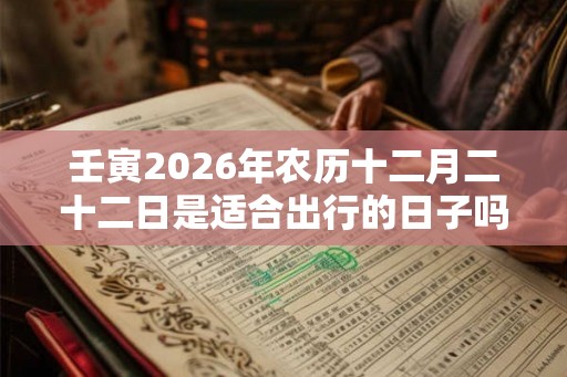 壬寅2026年农历十二月二十二日是适合出行的日子吗？
