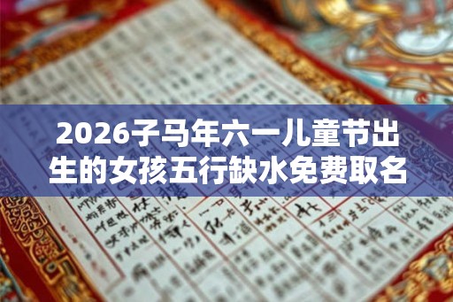 2026子马年六一儿童节出生的女孩五行缺水免费取名
